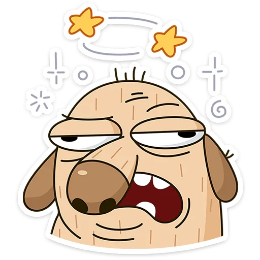🤯 Стикер «Пёс Дигги» для Telegram