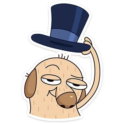 🎩 Стикер «Пес Дигги» для Telegram