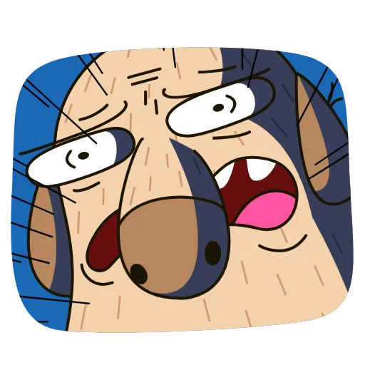 😨 Стикер «Diggy animated All» для Telegram