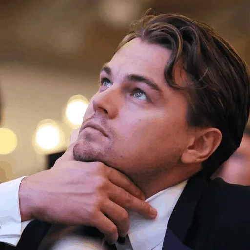 🤔 Стикер «Леонардо Ди Каприо» для Telegram