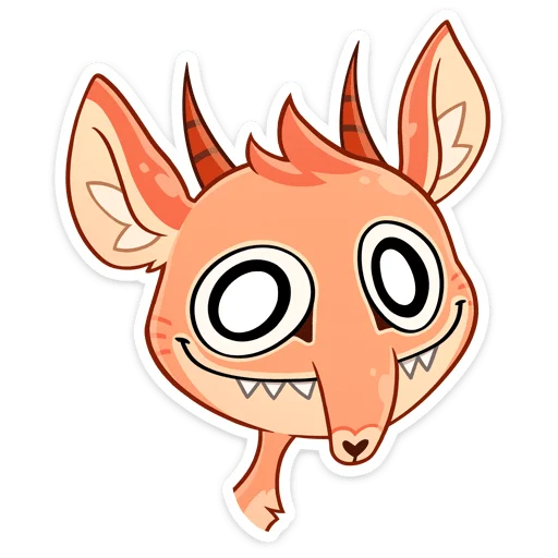 🙂 Стикер «Дикдик» для Telegram