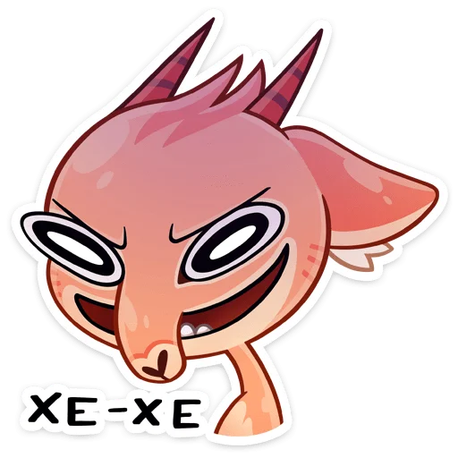 😈 Стикер «Дикдик» для Telegram