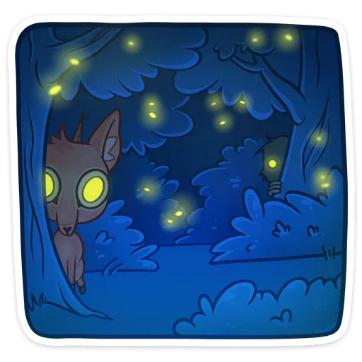 🌌 Стикер «Дикдик» для Telegram