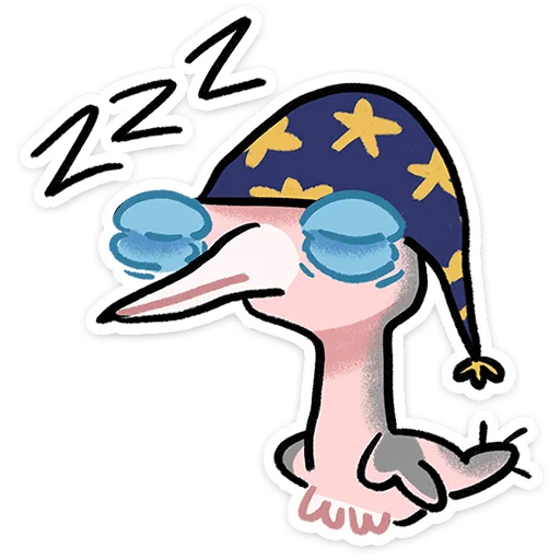 😴 Стикер «Птенец Дима» для Telegram