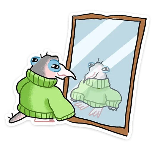 🐦 Стикер «Птенец Дима» для Telegram