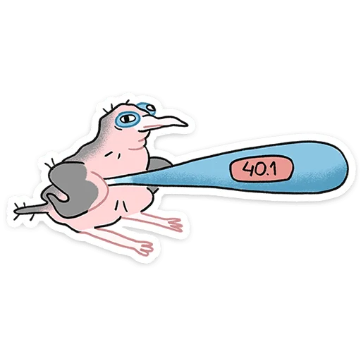 🤒 Стикер «Птенец Дима» для Telegram