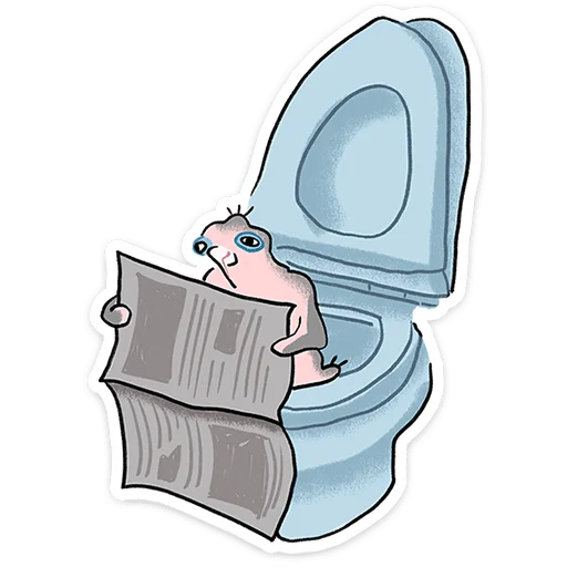 🚽 Стикер «Птенец Дима» для Telegram