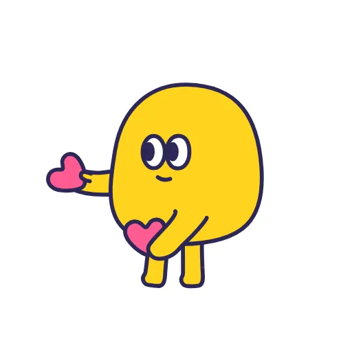 ❤️ Стикер «Dimdim» для Telegram