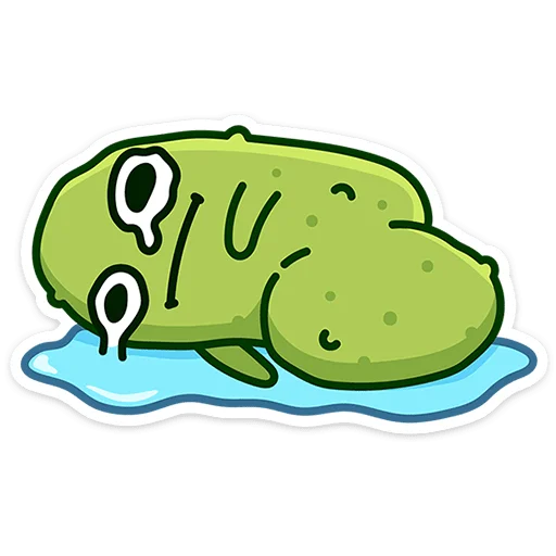🥒 Стикер «Огурчик Димон» для Telegram