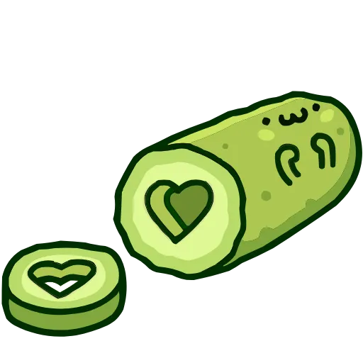 💚 Эмодзи «Огурчик Димон» для Telegram