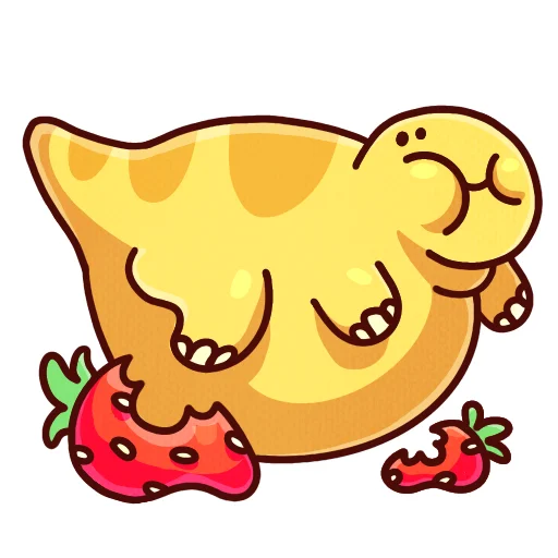 🙃 Стикер «dinosaur awesome» для Telegram