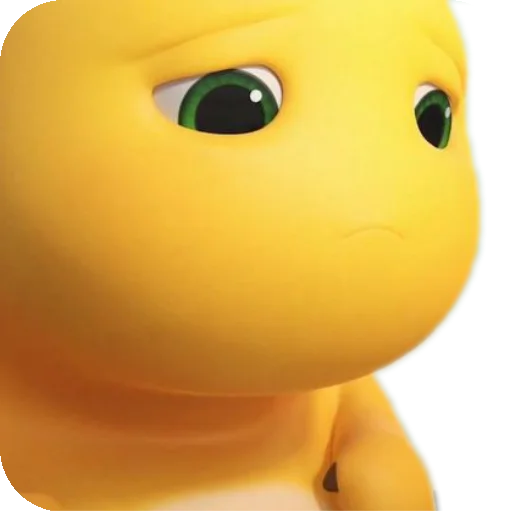 😞 Стикер «Dino Kuning Cute» для Telegram