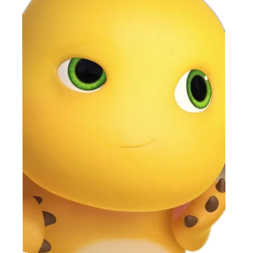 🧸 Стикер «Dino Kuning Cute» для Telegram