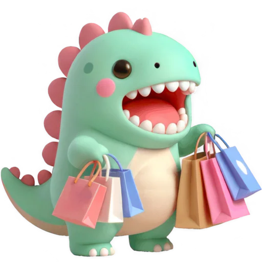 🛍 Стикер «Милый Дино» для Telegram