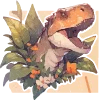 🦖 Эмодзи «Динозавры» для Telegram