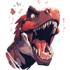 🦖 Эмодзи «Динозавры» для Telegram