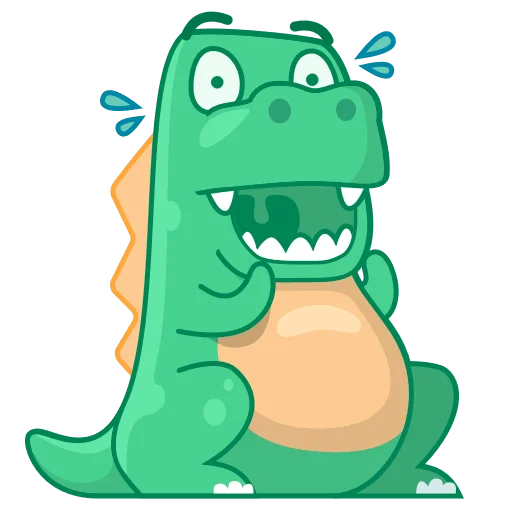 Стикерпак Dino Wa для Telegram — скачать