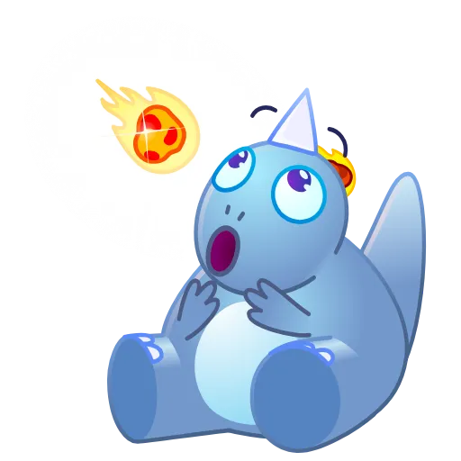 🤩 Эмодзи «Динозавр Пинки» для Telegram