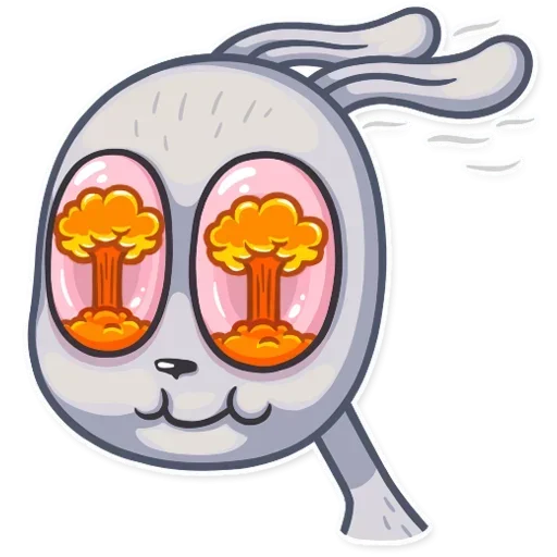 Стикерпак Dirty Bunny для Telegram — скачать