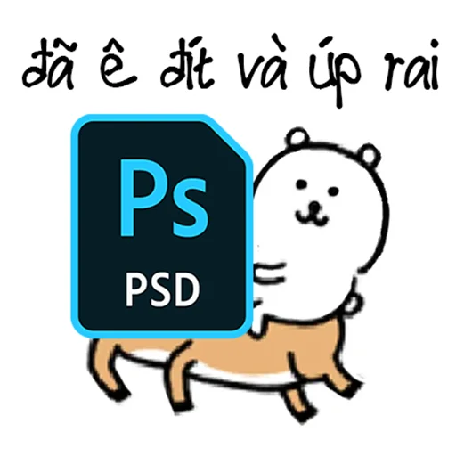 😘 Стикер «Meme tim đì sai» для Telegram