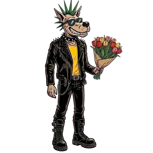 💐 Стикер «Distemper Stickers» для Telegram