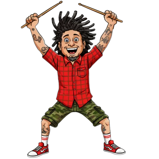 🥁 Стикер «Distemper Stickers» для Telegram