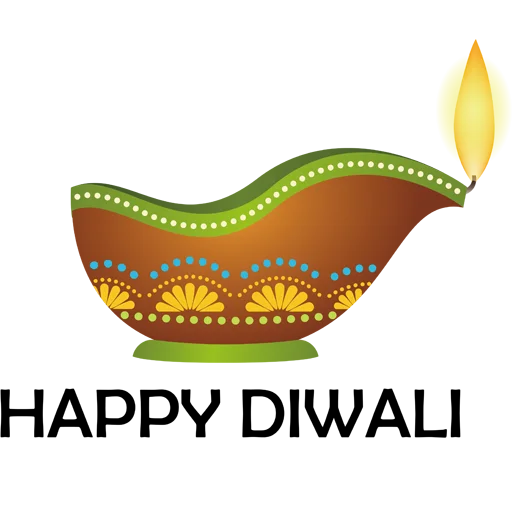 🪔 Стикер «Happy Diwali» для Telegram