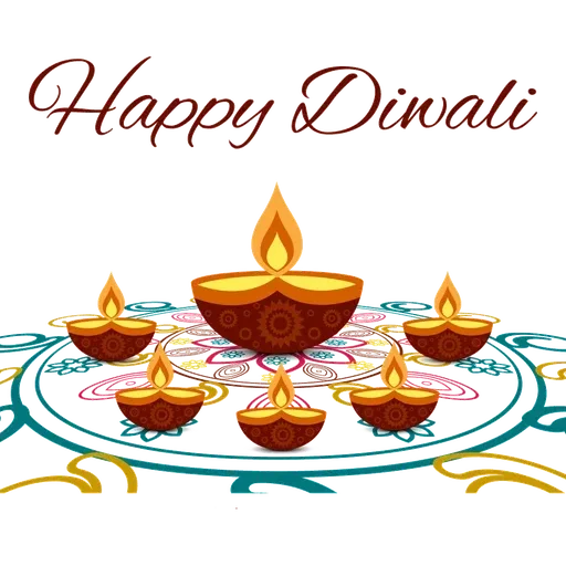 🪔 Стикер «Happy Diwali» для Telegram