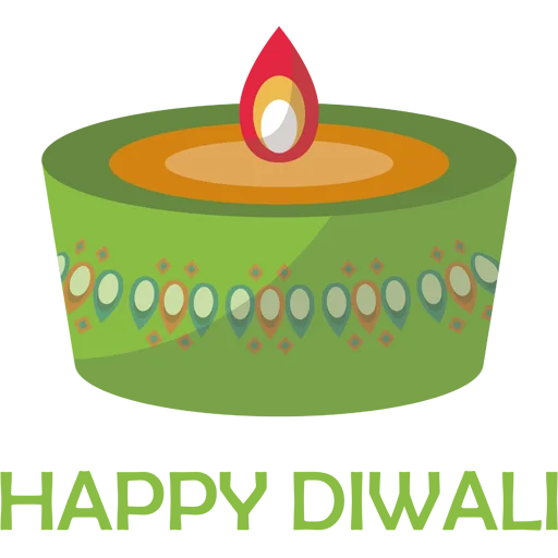 🪔 Стикер «Happy Diwali» для Telegram