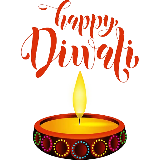 🪔 Стикер «Happy Diwali» для Telegram