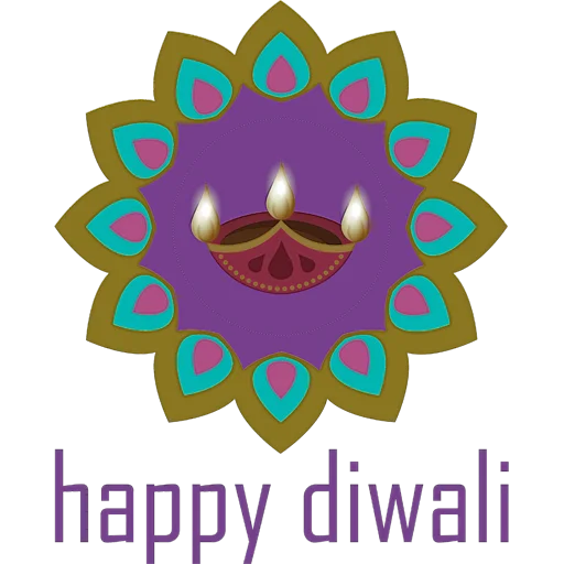 🪔 Стикер «Happy Diwali» для Telegram