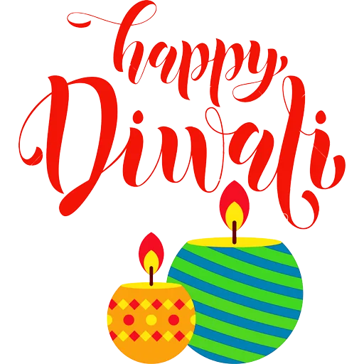 🪔 Стикер «Happy Diwali» для Telegram
