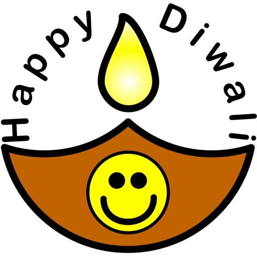 🪔 Стикер «Happy Diwali» для Telegram