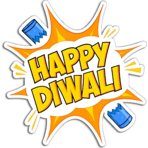 💥 Стикер «Happy Diwali» для Telegram