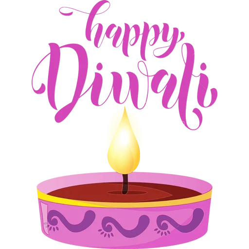 🪔 Стикер «Happy Diwali» для Telegram
