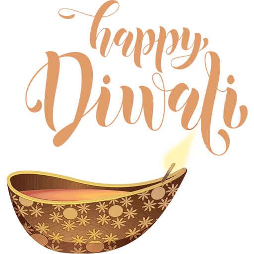 🪔 Стикер «Happy Diwali» для Telegram