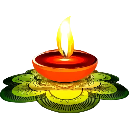 🪔 Стикер «Diya Candle» для Telegram