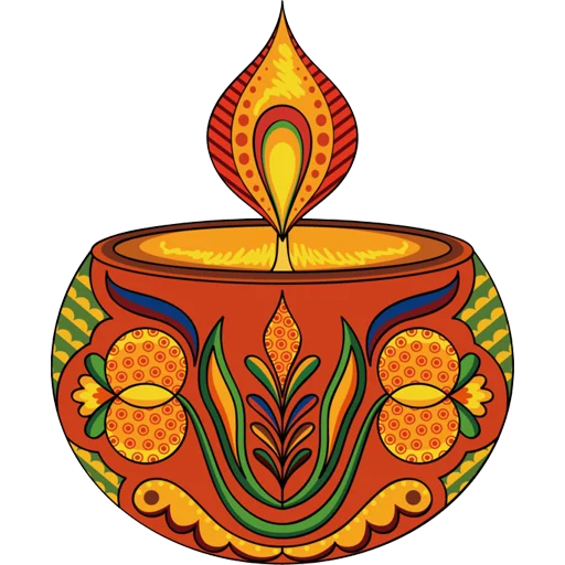 🪔 Стикер «Diya Candle» для Telegram