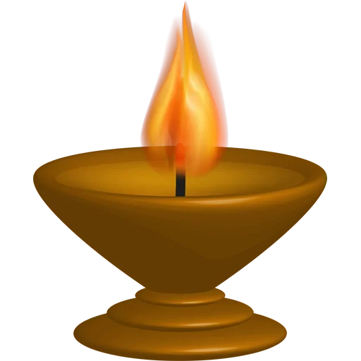 🪔 Стикер «Diya Candle» для Telegram