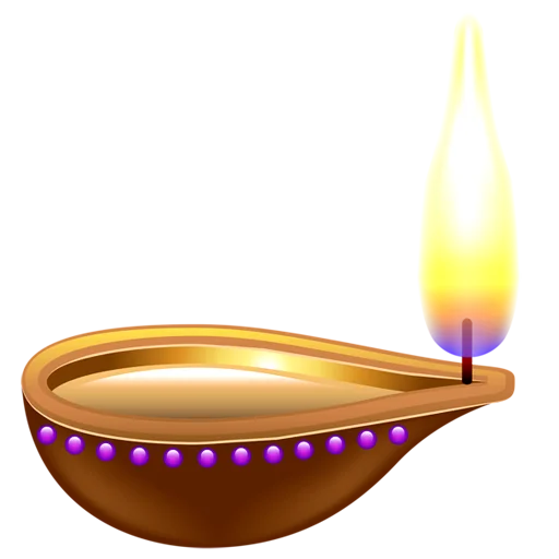 🪔 Стикер «Diya Candle» для Telegram
