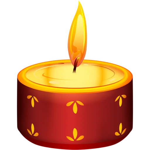 🕯 Стикер «Diya Candle» для Telegram