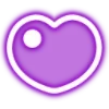 Эмодзи Neon Hearts для Telegram — скачать