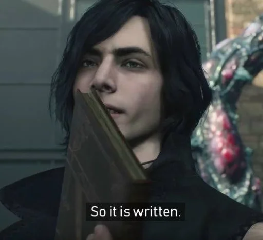 📖 Стикер «Devil May Cry - Spardaposting» для Telegram