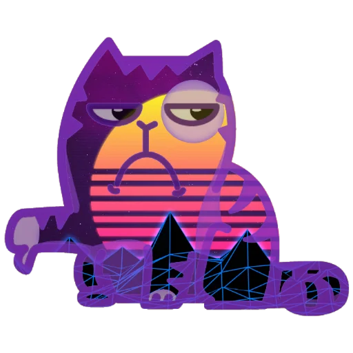 👎 Стикер «Wavecat Persik» для Telegram
