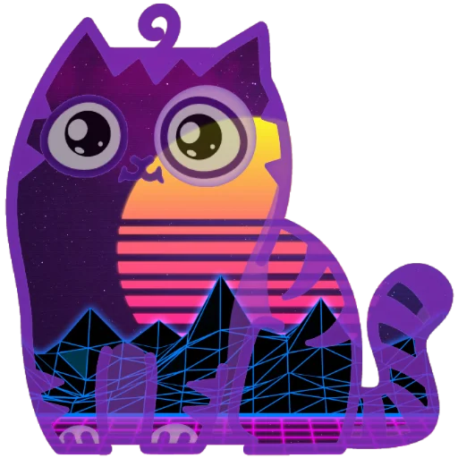 🙂 Стикер «Wavecat Persik» для Telegram