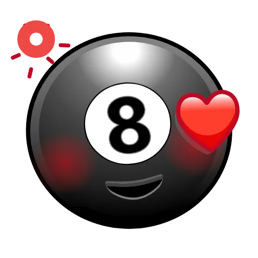 🥰 Эмодзи «8 Ball» для Telegram