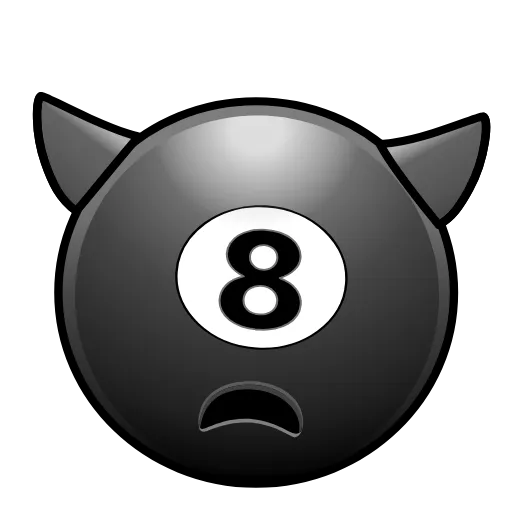 👿 Эмодзи «8 Ball» для Telegram