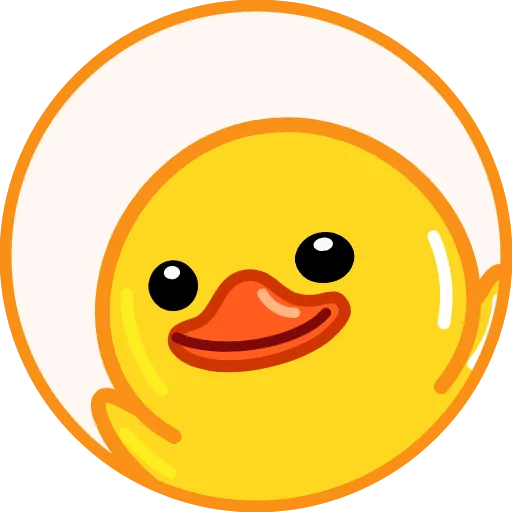 🥳 Стикер «Duck X2» для Telegram