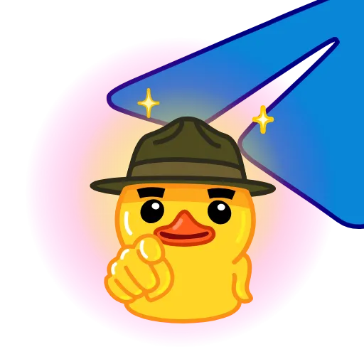 🫵 Стикер «Duck X2» для Telegram