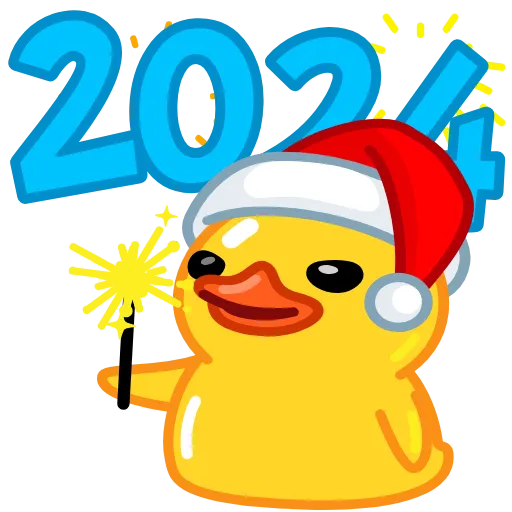 🎉 Стикер «Duck X2» для Telegram
